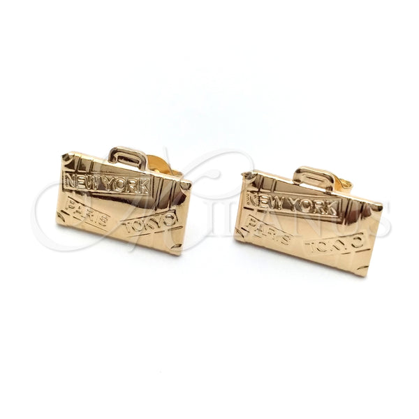 Gold Filled Ring — Stud Earring Polished 02.58. — alternate product view — SKU 145577 | Oro Laminado anillo — Stud Earring pulido 02.58. — SKU 145577