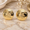 Oro Laminado Stud Earring, Gold Filled Style Polished, Golden Finish, 02.58.0030