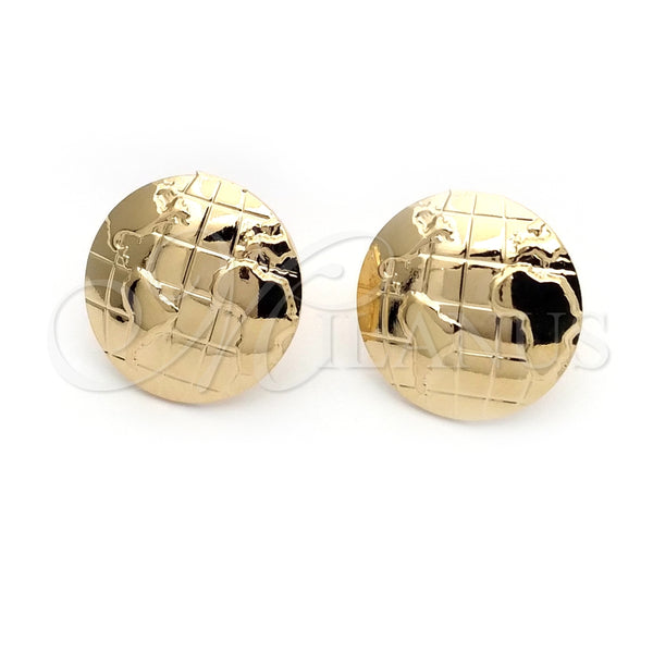 Gold Filled Ring — Stud Earring Polished 02.58. — alternate product view — SKU 145585 | Oro Laminado anillo — Stud Earring pulido 02.58. — SKU 145585