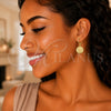 Oro Laminado Small Hoop, Gold Filled Style San Benito Design, Polished, Golden Finish, 02.58.0035.12
