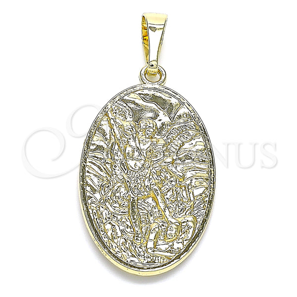 Gold Filled Pendant — Religious Pendant Angel Design Polished 05. — main product view — SKU 145658 | Oro Laminado dije — Religious Pendant Angel diseño pulido 05. — SKU 145658