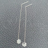 Oro Laminado Stud Earring, Gold Filled Style Angel Design, with White Micro Pave, Polished, Golden Finish, 02.156.0617