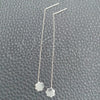 Oro Laminado Stud Earring, Gold Filled Style Angel Design, with White Micro Pave, Polished, Golden Finish, 02.156.0617
