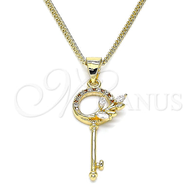 Collar de Oro Laminado 04.156.0433.1.20 por Mayoreo, vista principal del producto