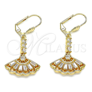 Gold Filled Ring — Long Earring with White Cubic Zirconia Polished 02. — main product view — SKU 145808 | Oro Laminado anillo — Long Earring with blanco Cubic Zirconia pulido 02. — SKU 145808