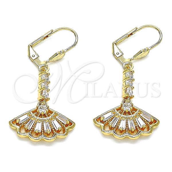 Gold Filled Ring — Long Earring with White Cubic Zirconia Polished 02. — main product view — SKU 145808 | Oro Laminado anillo — Long Earring with blanco Cubic Zirconia pulido 02. — SKU 145808