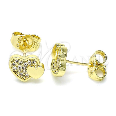 Gold Filled Gold-Filled Heart Earrings 02.199.0036 for wholesale, main product view