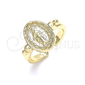 Gold Filled Ring — Elegant Ring Virgen Maria Design Polished 01. One — main product view — SKU 146071 | Oro Laminado anillo — Elegant Ring Virgen Maria diseño pulido 01. One — SKU 146071
