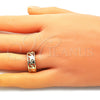 Oro Laminado Elegant Ring, Gold Filled Style Elephant Design, Polished, Golden Finish, 01.213.0011 (One size fits all)
