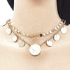 Oro Laminado Fancy Necklace, Gold Filled Style Polished, Golden Finish, 04.331.0001.18 (06 MM Thickness, 18 Inches Length)