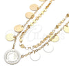 Oro Laminado Fancy Necklace, Gold Filled Style Polished, Golden Finish, 04.331.0001.18 (06 MM Thickness, 18 Inches Length)