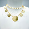 Oro Laminado Fancy Necklace, Gold Filled Style Polished, Golden Finish, 04.331.0001.18 (06 MM Thickness, 18 Inches Length)