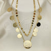 Oro Laminado Fancy Necklace, Gold Filled Style Polished, Golden Finish, 04.331.0001.18 (06 MM Thickness, 18 Inches Length)