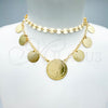 Oro Laminado Fancy Necklace, Gold Filled Style Polished, Golden Finish, 04.331.0001.18 (06 MM Thickness, 18 Inches Length)