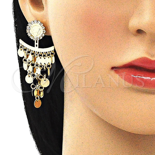 Gold Filled Ring — Long Earring Polished 02. — alternate product view — SKU 146393 | Oro Laminado anillo — Long Earring pulido 02. — SKU 146393