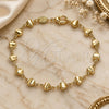 Oro Laminado Fancy Bracelet, Gold Filled Style Heart Design, Polished, Golden Finish, 03.326.0023.07 (06 MM Thickness, 7 Inches Length)