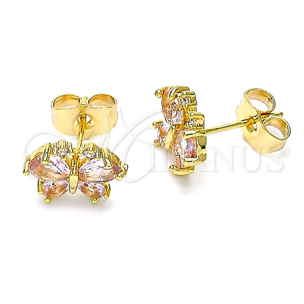 Gold-Filled Butterfly Earrings 02.310.0064.1 — main product image — SKU 146595 | Aretes de Oro Laminado 02.310.0064.1 — imagen principal del producto — SKU 146595