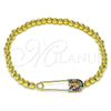 Dorado Oro Laminado Pulsera, vista principal del producto por Mayoreo, vista principal del producto