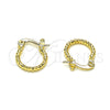 Oro Laminado Small Hoop, Gold Filled Style Diamond Cutting Finish, Golden Finish, 02.96.0083.12