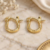 Oro Laminado Small Hoop, Gold Filled Style Diamond Cutting Finish, Golden Finish, 02.96.0088.10
