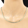 Oro Laminado Basic Necklace, Gold Filled Style Polished, Golden Finish, 04.319.0012.24 (100 Gauge, Thickness, 24 Inches Length)
