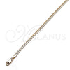Oro Laminado Basic Necklace, Gold Filled Style Polished, Golden Finish, 04.319.0012.22 (100 Gauge, 04 MM Thickness, 22 Inches Length)