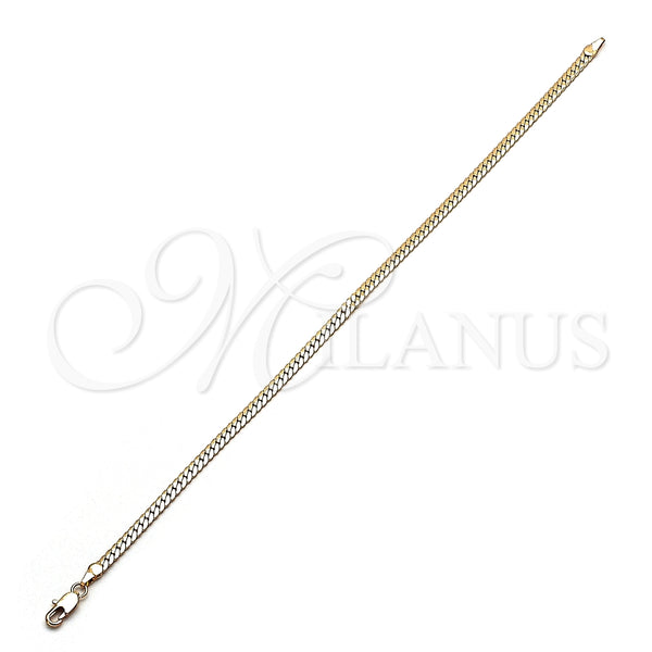Gold Filled Anklet — Basic Anklet Polished 04. 0.80 Gauge Thickness 10 — main product view — SKU 146797 | Oro Laminado tobillera — básico Anklet pulido 04. 0.80 Gauge Thickness 10 — SKU 146797