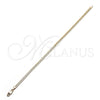 Oro Laminado Basic Anklet, Gold Filled Style Polished, Golden Finish, 04.319.0012.10 (0.80 Gauge, Thickness, 10 Inches Length)