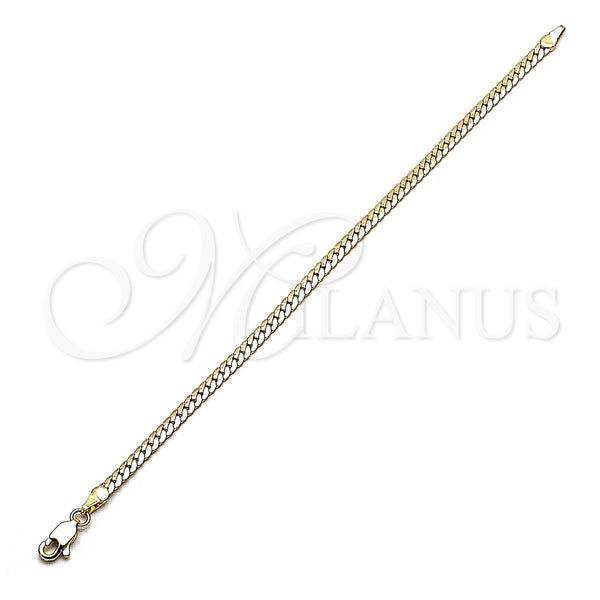 Oro Laminado Basic Bracelet, Gold Filled Style Polished, Golden Finish, 04.319.0012.08