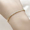 Oro Laminado Basic Bracelet, Gold Filled Style Polished, Golden Finish, 04.319.0012.08 (0.80 Gauge, Thickness, 8 Inches Length)