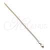 Oro Laminado Basic Bracelet, Gold Filled Style Polished, Golden Finish, 04.319.0012.08 (0.80 Gauge, Thickness, 8 Inches Length)