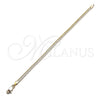 Oro Laminado Basic Bracelet, Gold Filled Style Polished, Golden Finish, 04.319.0012.08 (0.80 Gauge, Thickness, 8 Inches Length)