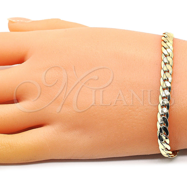 Gold Filled Bracelet — Basic Bracelet Polished 04. Gauge 06 MM Thickness — alternate product view — SKU 146799 | Oro Laminado brazalete — básico Bracelet pulido 04. Gauge 06 MM Thickness — SKU 146799