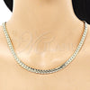 Oro Laminado Basic Necklace, Gold Filled Style Polished, Golden Finish, 04.319.0013.22 (160 Gauge, 06 MM Thickness, 22 Inches Length)