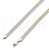 Oro Laminado Basic Necklace, Gold Filled Style Polished, Golden Finish, 04.319.0013.22 (160 Gauge, 06 MM Thickness, 22 Inches Length)