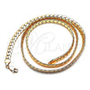 Oro Laminado Basic Necklace, Gold Filled Style Polished, Golden Finish, 04.319.0013.24 (160 Gauge, 06 MM Thickness, 24 Inches Length)