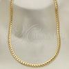 Oro Laminado Basic Necklace, Gold Filled Style Polished, Golden Finish, 04.319.0013.24 (160 Gauge, 06 MM Thickness, 24 Inches Length)