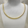 Oro Laminado Basic Necklace, Gold Filled Style Polished, Golden Finish, 04.319.0014.24 (200 Gauge, 08 MM Thickness, 24 Inches Length)