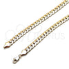 Oro Laminado Basic Necklace, Gold Filled Style Polished, Golden Finish, 04.319.0014.24 (200 Gauge, 08 MM Thickness, 24 Inches Length)