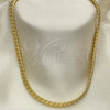 Oro Laminado Basic Necklace, Gold Filled Style Polished, Golden Finish, 04.319.0014.24 (200 Gauge, 08 MM Thickness, 24 Inches Length)