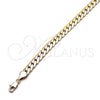 Oro Laminado Basic Necklace, Gold Filled Style Polished, Golden Finish, 04.319.0014.24 (200 Gauge, 08 MM Thickness, 24 Inches Length)