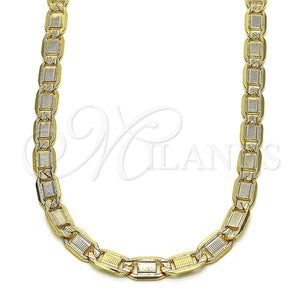 Gold Filled Necklace — Basic Necklace Mariner Design Diamond Cutting 04. Gauge — main product view — SKU 147042 | Oro Laminado collar — básico Necklace Mariner diseño Diamond Cutting 04. Gauge — SKU 147042