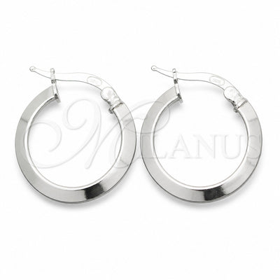 Sterling Silver Small Hoop, Polished, Silver Finish, 02.389.0096.15 for wholesale, main product view