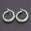 Sterling Silver Small Hoop, Polished, Silver Finish, 02.389.0104.15