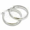 Sterling Silver Medium Hoop, Polished, Silver Finish, 02.389.0104.30