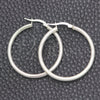 Sterling Silver Medium Hoop, Polished, Silver Finish, 02.389.0111.30
