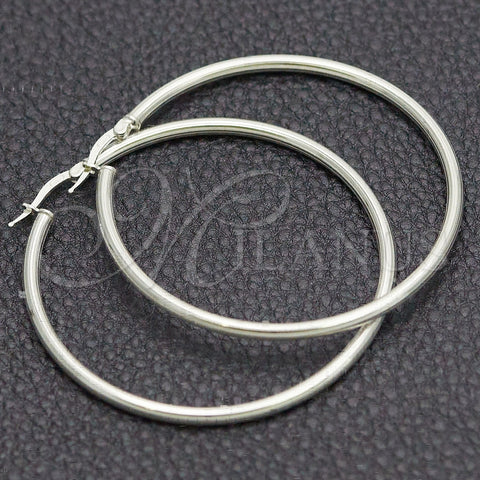 Sterling Silver Large Hoop, Polished, Silver Finish, 02.389.0111.50