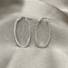 Sterling Silver Medium Hoop, Polished, Silver Finish, 02.389.0121.30