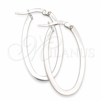 Sterling Silver Medium Hoop, Polished, Silver Finish, 02.389.0122.30 for wholesale, main product view