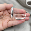 Plateada Plata Esterlina Aretes, vista 2 de la galería del producto de Plata 925 por Mayoreo, vista adicional 2 del producto